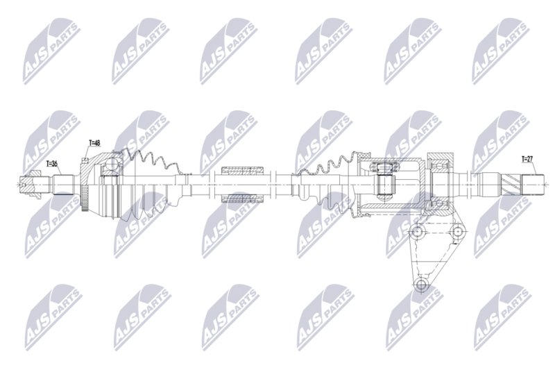 NTY NPW-MG-003 Drive Shaft