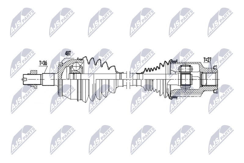 NTY NPW-MG-007 Drive Shaft