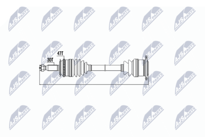 Drive Shaft NTY NPW-MS-001