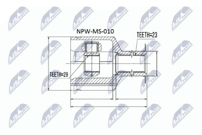 Joint Kit, drive shaft NTY NPW-MS-010