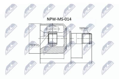 Joint Kit, drive shaft NTY NPW-MS-014