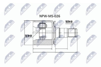 Joint Kit, drive shaft NTY NPW-MS-026