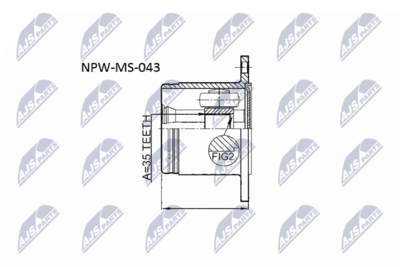 Joint Kit, drive shaft NTY NPW-MS-043