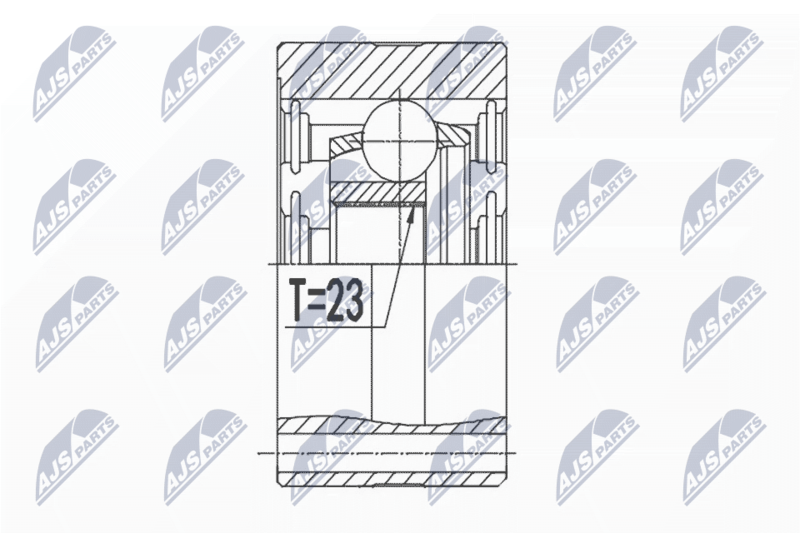 NTY NPW-MS-048 Joint, propshaft