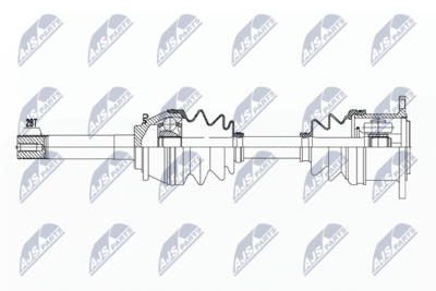 Drive Shaft NTY NPW-MS-051