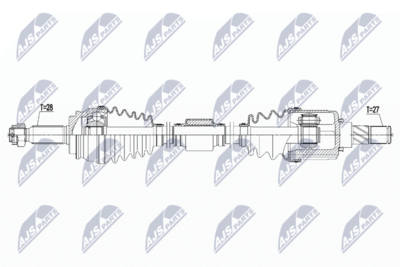 Drive Shaft NTY NPW-MS-061