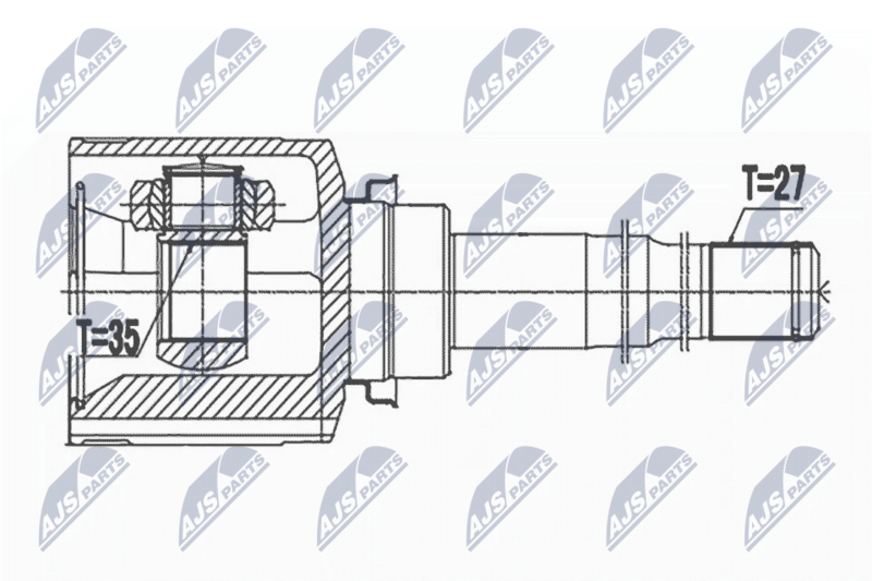 NTY NPW-MS-070 Joint Kit, drive shaft