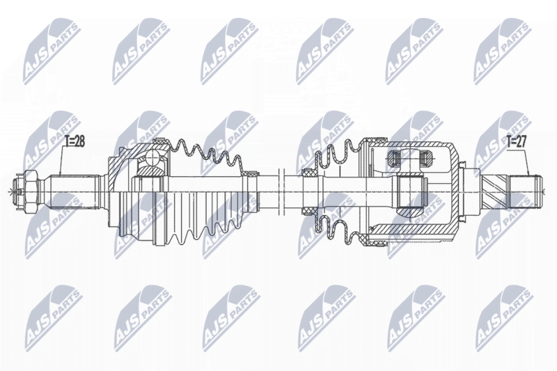 NTY NPW-MS-073 Drive Shaft
