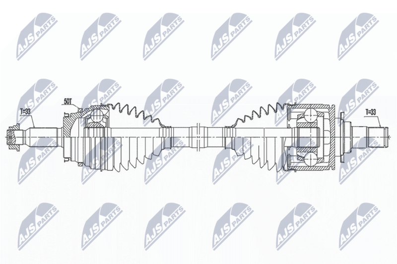 NTY NPW-MS-075 Drive Shaft