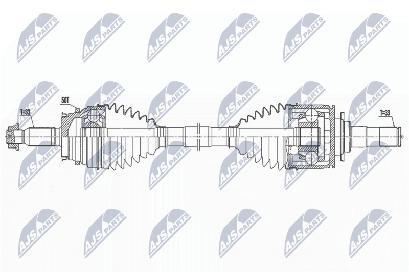 NTY NPW-MS-077 Drive Shaft