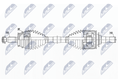 Drive Shaft NTY NPW-MS-077