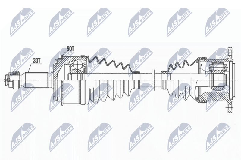 NTY NPW-MS-081 Drive Shaft
