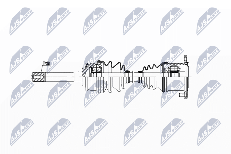 NTY NPW-MS-082 Drive Shaft