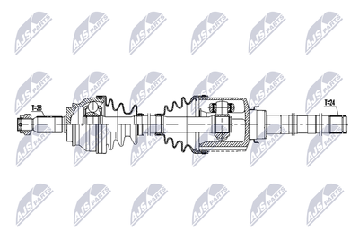 Drive Shaft NTY NPW-MS-086