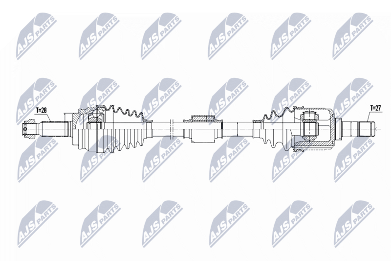 NTY NPW-MS-088 Drive Shaft