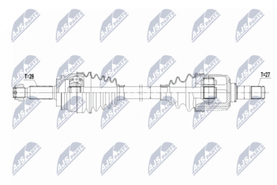 Drive Shaft NTY NPW-MS-090