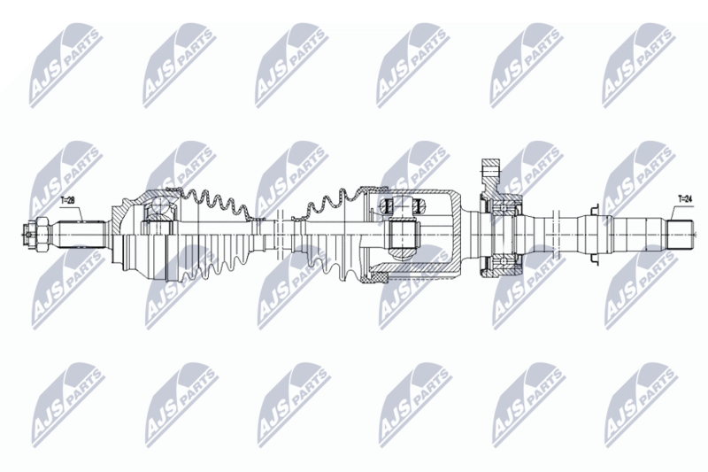NTY NPW-MS-092 Drive Shaft