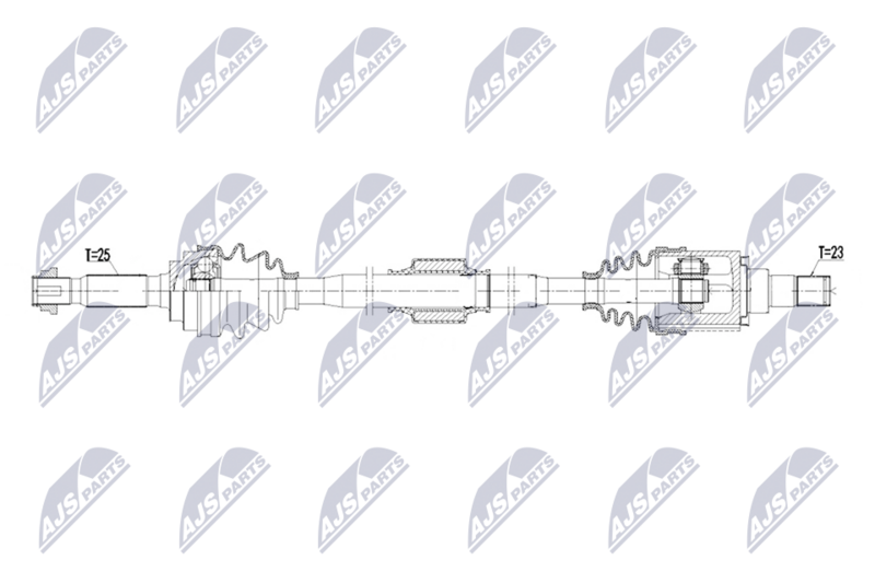 NTY NPW-MS-132 Drive Shaft