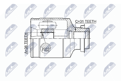 Joint Kit, drive shaft NTY NPW-MZ-046