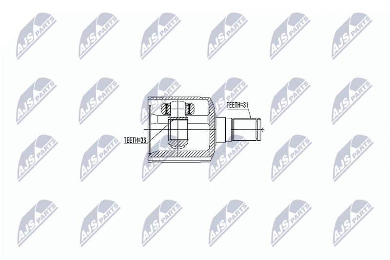 NTY NPW-MZ-047 Joint Kit, drive shaft