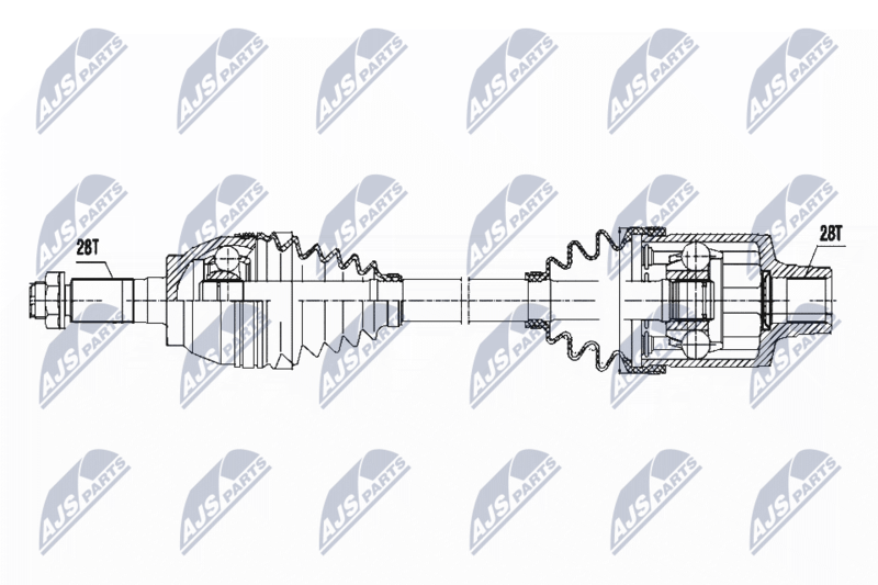 NTY NPW-MZ-051 Drive Shaft