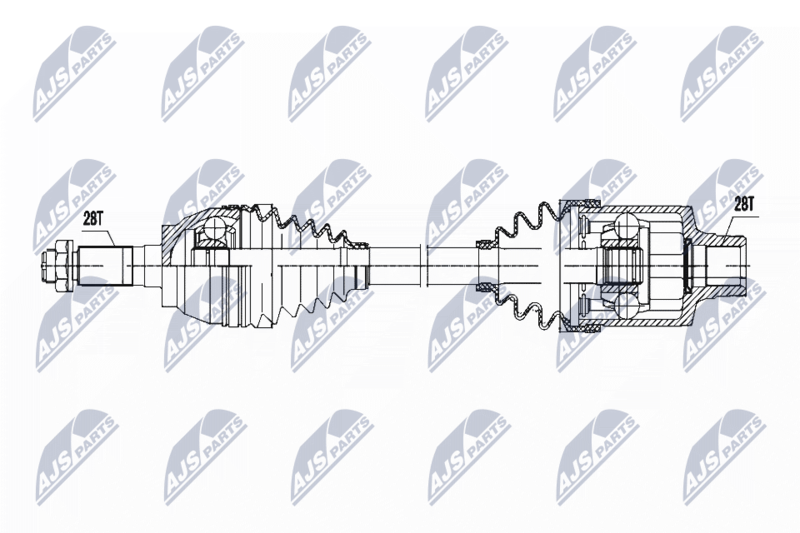 NTY NPW-MZ-052 Drive Shaft