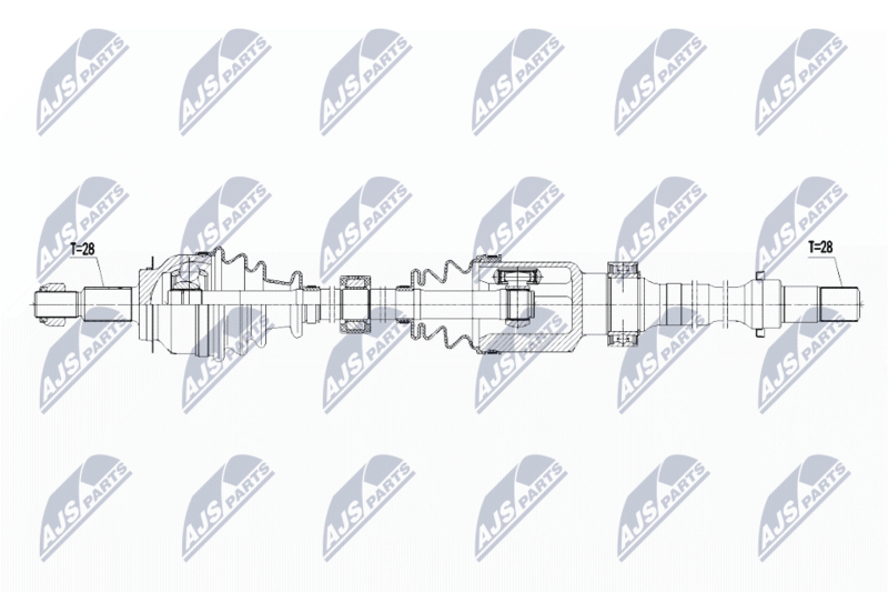 NTY NPW-MZ-056 Drive Shaft