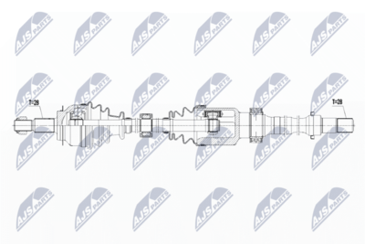 Drive Shaft NTY NPW-MZ-056