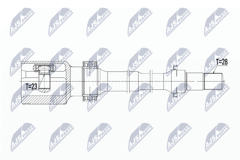 NTY NPW-MZ-057 Joint Kit, drive shaft