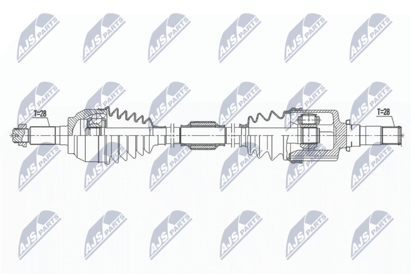 NTY NPW-MZ-062 Drive Shaft