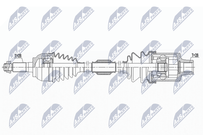 NTY NPW-MZ-064 Drive Shaft