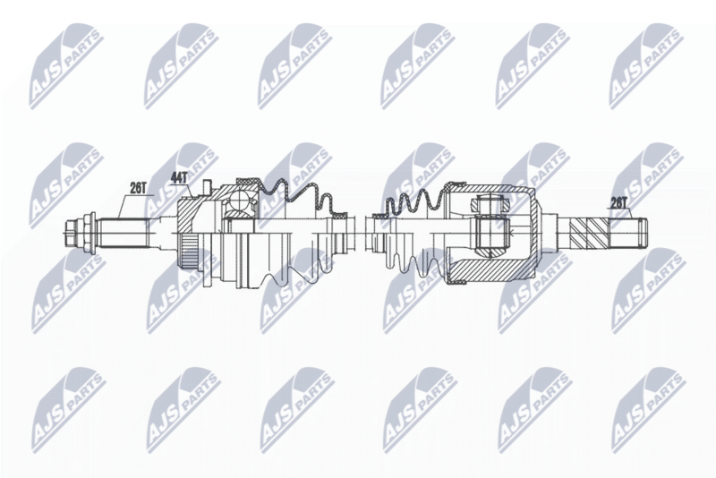 NTY NPW-MZ-070 Drive Shaft