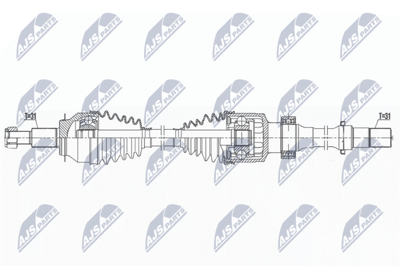 NTY NPW-MZ-082 Drive Shaft