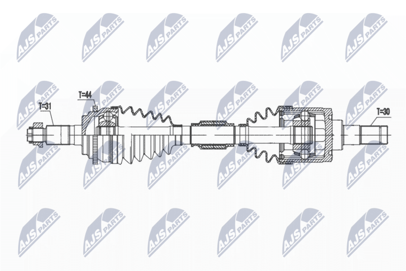 NTY NPW-MZ-088 Drive Shaft