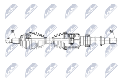 Drive Shaft NTY NPW-MZ-104