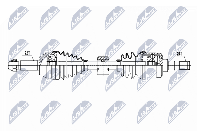 NTY NPW-MZ-106 Drive Shaft