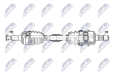 Drive Shaft NTY NPW-MZ-120