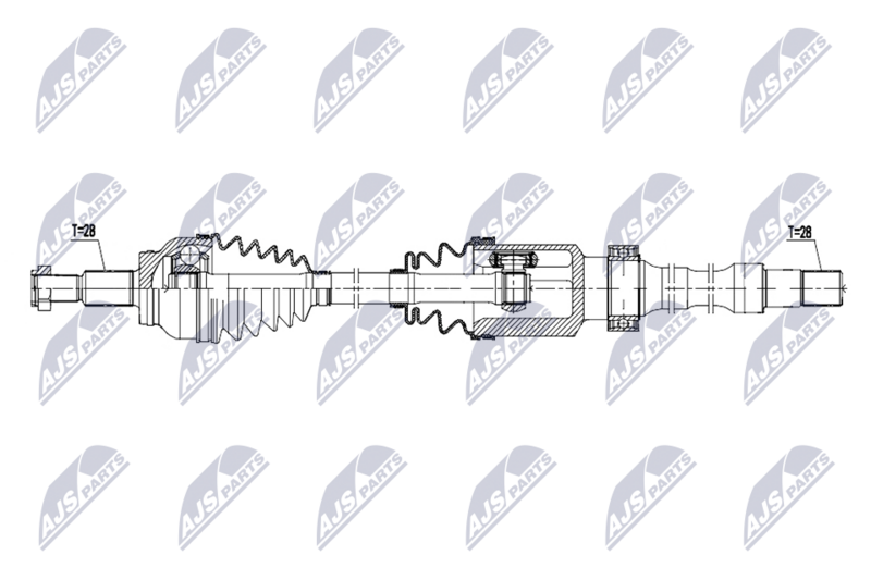 NTY NPW-MZ-125 Drive Shaft