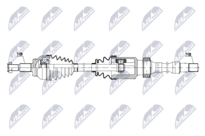 Drive Shaft NTY NPW-MZ-125