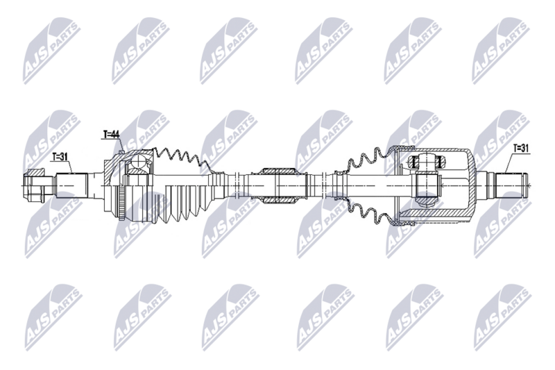 NTY NPW-MZ-129 Drive Shaft