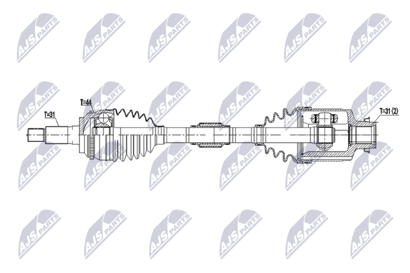 NTY NPW-MZ-130 Drive Shaft