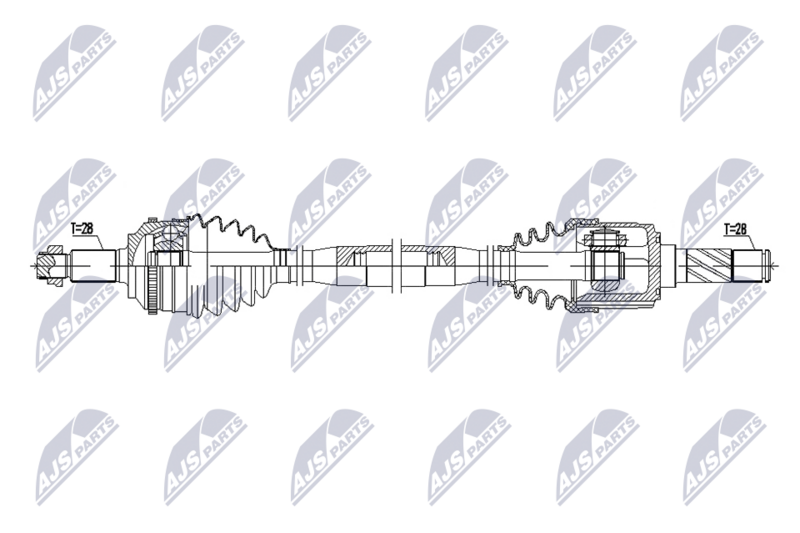 NTY NPW-MZ-131 Drive Shaft