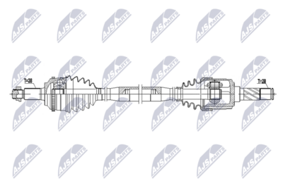 Drive Shaft NTY NPW-MZ-132