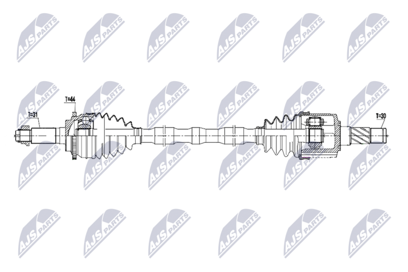 NTY NPW-MZ-134 Drive Shaft