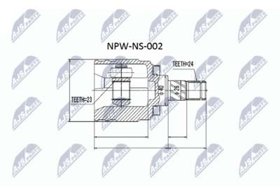 Joint Kit, drive shaft NTY NPW-NS-002