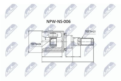 Joint Kit, drive shaft NTY NPW-NS-006
