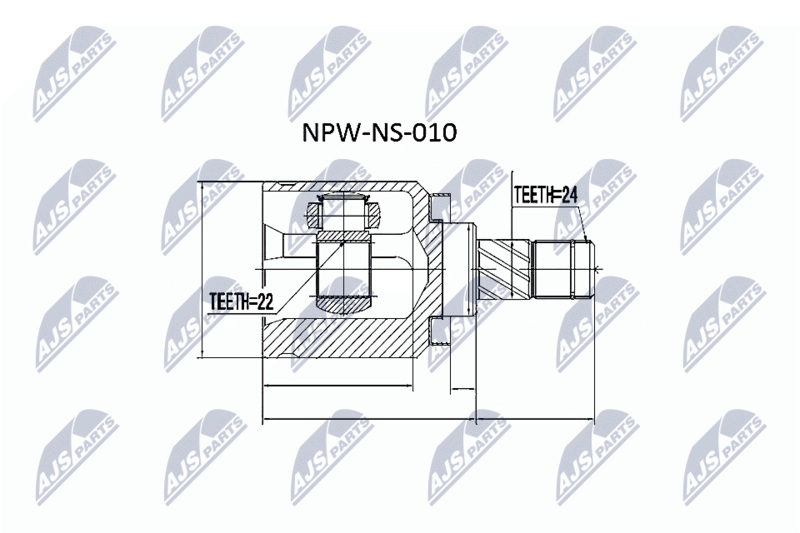 NTY NPW-NS-010 Joint Kit, drive shaft