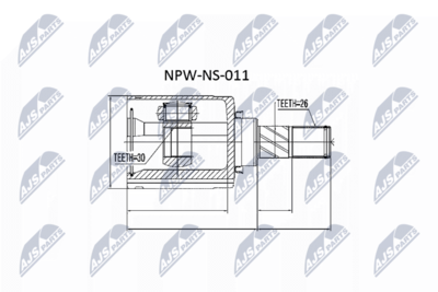Joint Kit, drive shaft NTY NPW-NS-011