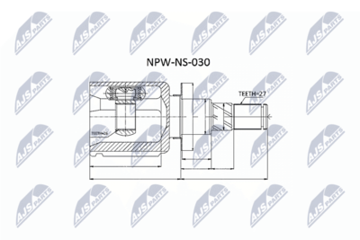 Joint Kit, drive shaft NTY NPW-NS-030