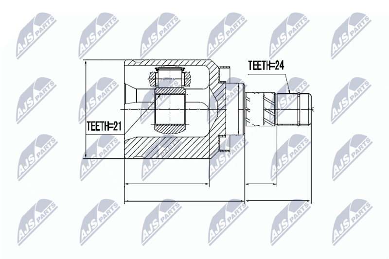 NTY NPW-NS-031 Joint Kit, drive shaft